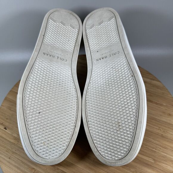 Cole‎ Haan Grand Series Slip On Shoes Womens 8.5 Sneakers Gray Snake Leather - Picture 6 of 8